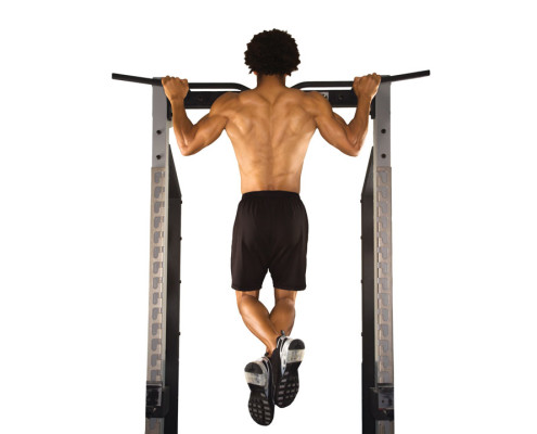 Man doing pull-up