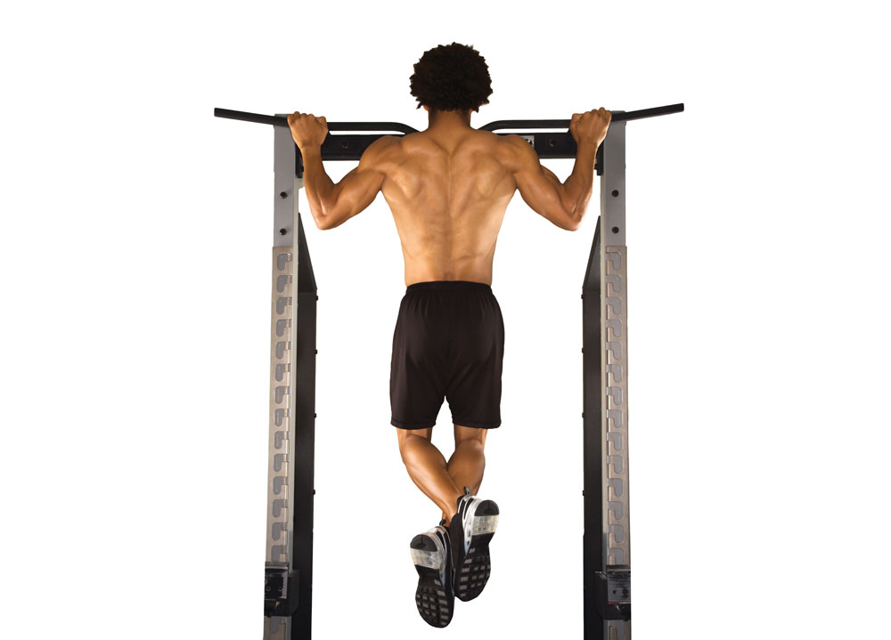 Man doing pull-up
