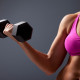 Woman Lifting Dumbbell