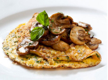 Spinach & Mushroom Omlette