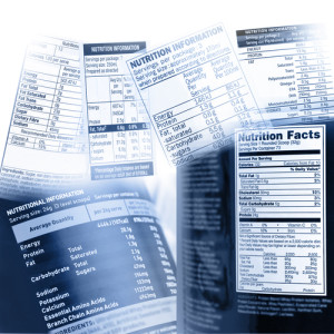 Nutrition labels