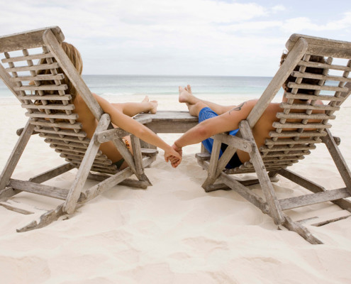 couple on beach