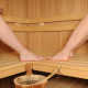 Two people in Sauna