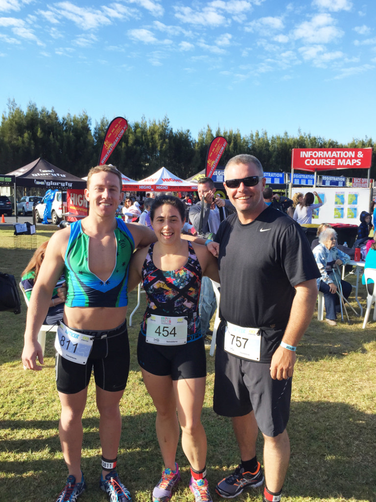 Liam, Diane & Paull - Batemans Bay Triathlon