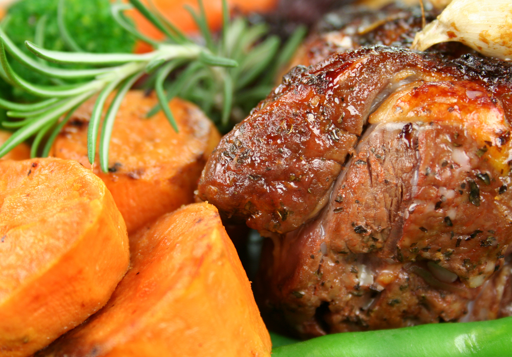Marinated baked Lamb with sweet potato mash Health Mates Fitness Centre